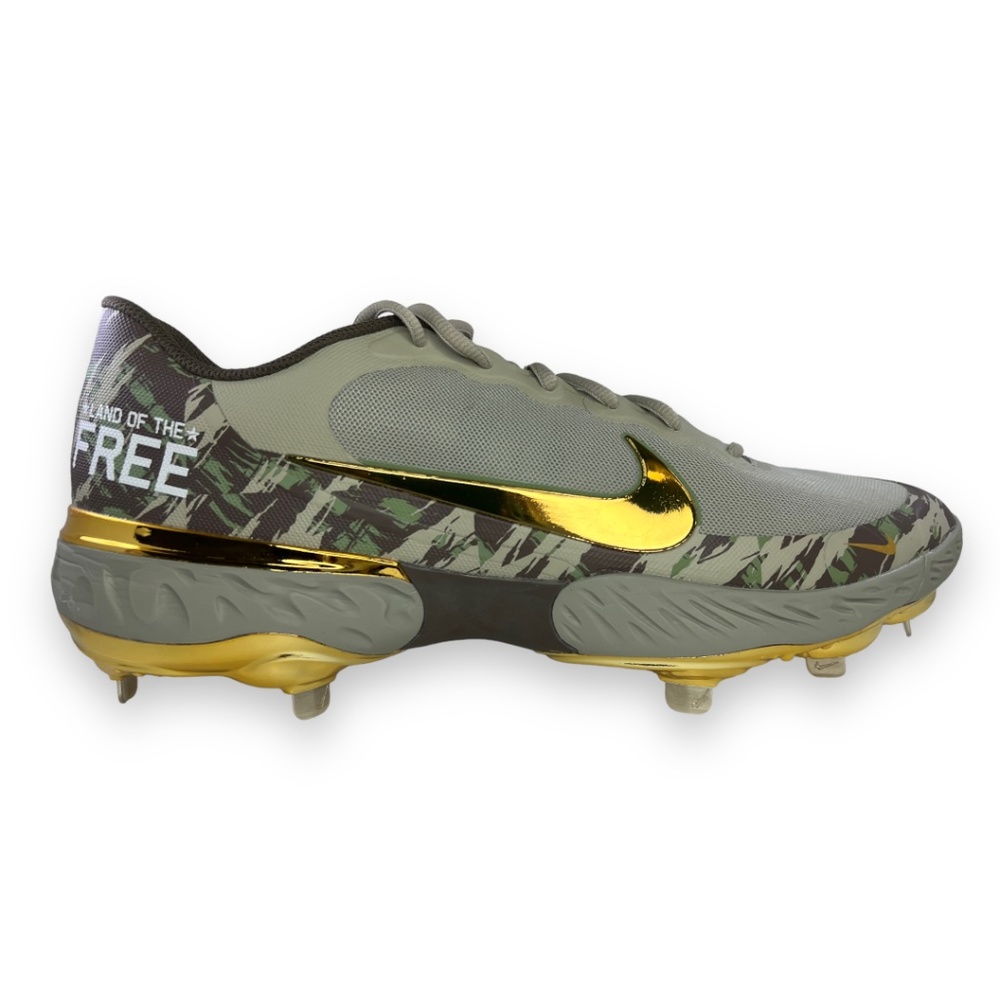 Nike Alpha Huarache Elite 3 Low "Land of the Free" DA1676-290 Mens Size 13.5